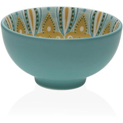 Ensemble de 4 bols en porcelaine en céramique Versa Bleu Ensemble de 4 bols en porcelaine en céramique Versa Bleu