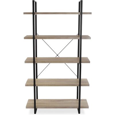 Versa Helsinki Étagère en Bois - 5 Niveaux - 179x100x33cm Versa Helsinki Étagère en Bois - 5 Niveaux - 179x100x33cm