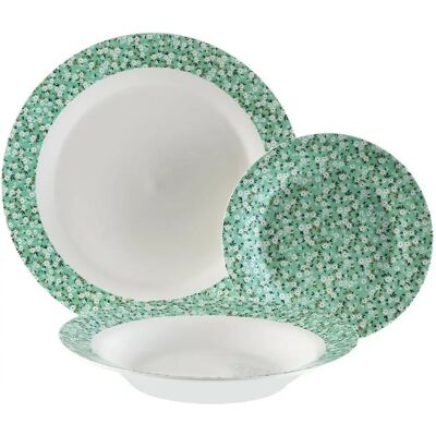 Juego de Vajilla Versa Bellis Flores - 18 Piezas Porcelana Juego de Vajilla Versa Bellis Flores - 18 Piezas Porcelana