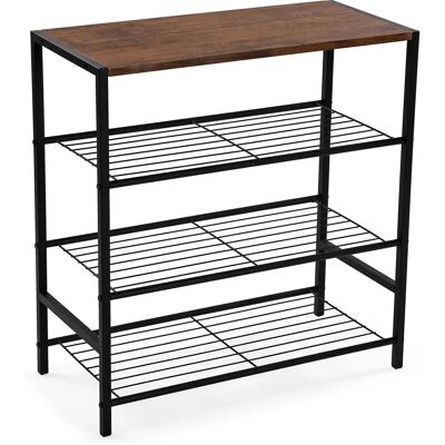 Versa Shoe Organizer - Metal MDF 30x67x63cm Versa Shoe Organizer - Metal MDF 30x67x63cm