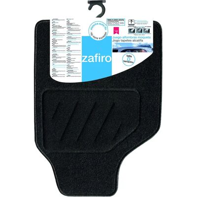 Conjunto de Tapetes de Carro VP - Design Safira - 4 Peças Conjunto de Tapetes de Carro VP - Design Safira - 4 Peças