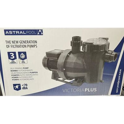 Astralpool Victoria Plus Pumpe - 34000 L/h, 3 CV, Schwarz Astralpool Victoria Plus Pumpe - 34000 L/h, 3 CV, Schwarz