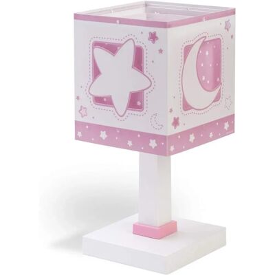 Dalber Nachttischlampe Luna Rosa Mehrfarbig Dalber Nachttischlampe Luna Rosa Mehrfarbig