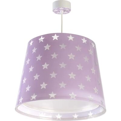 Lampada Soffitto Bambini Dalber - Stelle Malva - Regolabile Lampada Soffitto Bambini Dalber - Stelle Malva - Regolabile