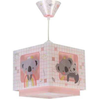 Lampada a sospensione per bambini Koala rosa - Dalber Lampada a sospensione per bambini Koala rosa - Dalber