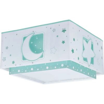DALBER Moonlight Luna und Sterne Grün Deckenlampe DALBER Moonlight Luna und Sterne Grün Deckenlampe