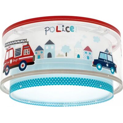 Lampa sufitowa Policja - Dekoracja Dziecięcego Pokoju Lampa sufitowa Policja - Dekoracja Dziecięcego Pokoju