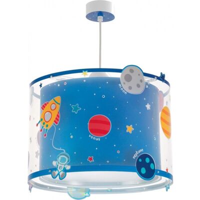 Lustre enfant Dalber Bleu avec Planètes - Éclairage de plafond - Publicité Lustre enfant Dalber Bleu avec Planètes - Éclairage de plafond - Publicité
