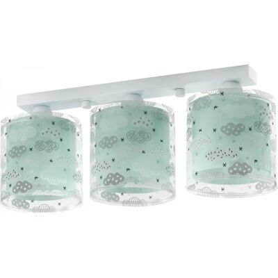 Lámpara de Techo Dalber 41413H - Nube, Verde, LED Lámpara de Techo Dalber 41413H - Nube, Verde, LED