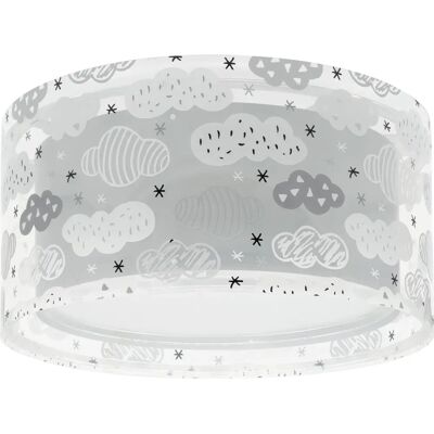 DALBER Cloud Szara Lampa Sufitowa - 2 Żarówki, 33cm DALBER Cloud Szara Lampa Sufitowa - 2 Żarówki, 33cm