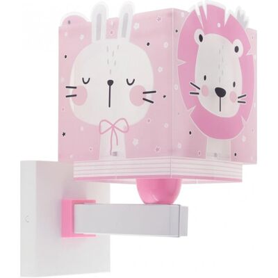 Dalber Baby Jungle Różowa Lampa na Ścianę - Oświetlenie Dalber Baby Jungle Różowa Lampa na Ścianę - Oświetlenie