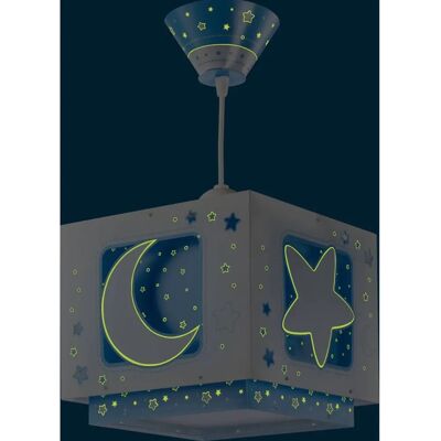 Lampadario Sospeso Blue Moon - Multicolore - Lampada a Sospensione per Bambini Lampadario Sospeso Blue Moon - Multicolore - Lampada a Sospensione per Bambini