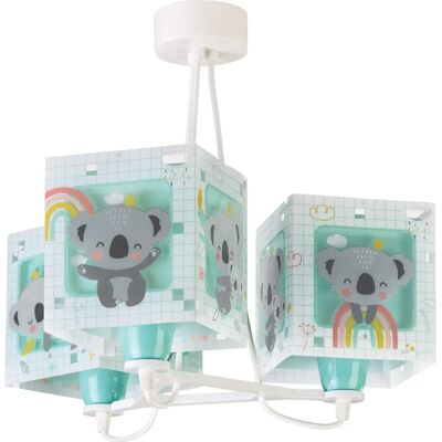 STTS Koala vert 3-Lumières Plafonnier - Plafonnier - Publicité STTS Koala vert 3-Lumières Plafonnier - Plafonnier - Publicité