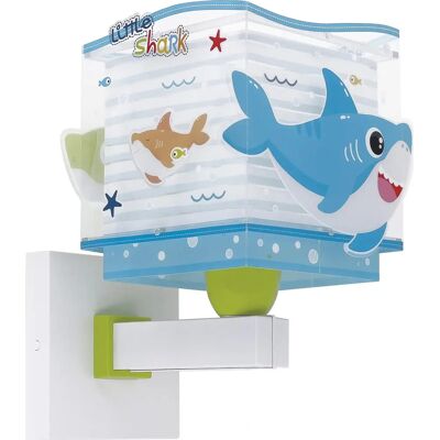 Lampa ścienna dla dzieci Little Shark - Niebieska Lampa ścienna dla dzieci Little Shark - Niebieska