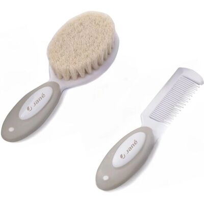 Ensemble Brosse et Peigne pour Bébé Jané - Doux et Apaisant Ensemble Brosse et Peigne pour Bébé Jané - Doux et Apaisant