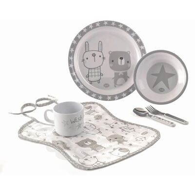 Jane Baby Dinnerware Set - Melamine 6-Piece Star Jane Baby Dinnerware Set - Melamine 6-Piece Star
