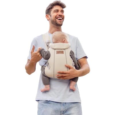 Porte-bébé ergonomique Jane - Supporte de la naissance à 15kg - Sand Porte-bébé ergonomique Jane - Supporte de la naissance à 15kg - Sand