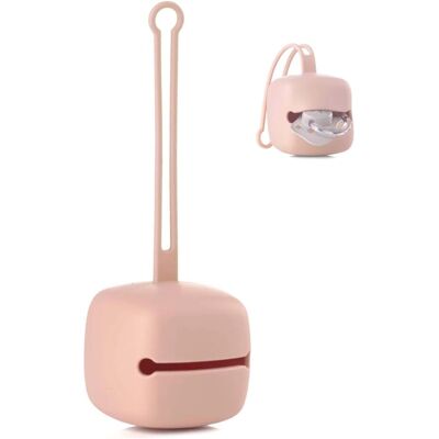 Jane Tétine Porte-tté - Rose Pâle - Sans BPA Jane Tétine Porte-tté - Rose Pâle - Sans BPA