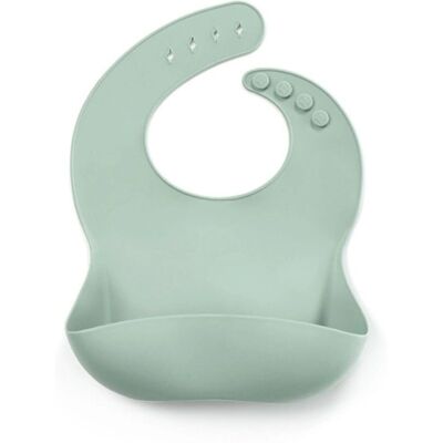 Bavoir en Silicone Jane - Réglable, Lavable en Machine - Bavoir Bavoir en Silicone Jane - Réglable, Lavable en Machine - Bavoir