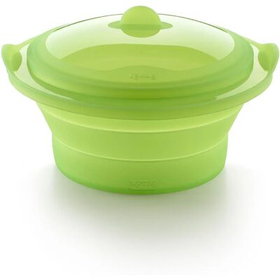 Vaporera Plegable Lekue - Silicona 24cm - 2,5L - Vaporera Vaporera Plegable Lekue - Silicona 24cm - 2,5L - Vaporera
