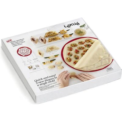 Lekue Diamant- och Trapez Finger Food Utstikker - 18-27 Stykker Lekue Diamant- och Trapez Finger Food Utstikker - 18-27 Stykker