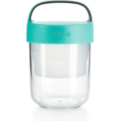 Lékué Lékué Jar To Go Klein Türkis - Lunchbox Lékué Lékué Jar To Go Klein Türkis - Lunchbox