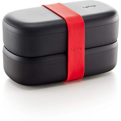 Lékué Limited Edition Black Microwave Safe Lunchbox - Lunchbox Lékué Limited Edition Black Microwave Safe Lunchbox - Lunchbox