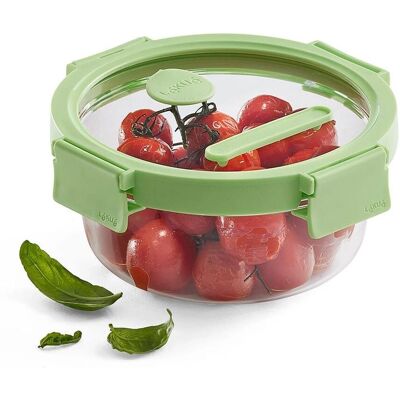 Lékué Récipient en verre vert 650ml - Récipient de stockage Lékué Récipient en verre vert 650ml - Récipient de stockage