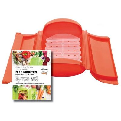 Lékué Grand Coffret Vapeur pour Micro-ondes - Panier Vapeur - Publicité Lékué Grand Coffret Vapeur pour Micro-ondes - Panier Vapeur - Publicité