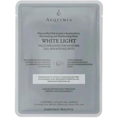 Alqvimia Weißes Licht Gesichtsmaske - Feuchtigkeits- & Leuchtkraft-Serum Alqvimia Weißes Licht Gesichtsmaske - Feuchtigkeits- & Leuchtkraft-Serum