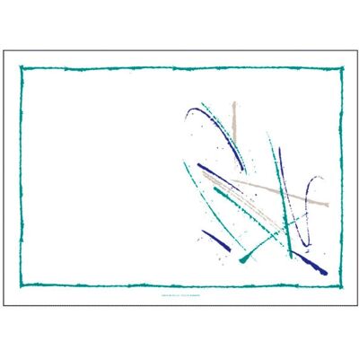 Garcia de Pou - Volare - Biały - 31x43 cm - Placemat Garcia de Pou - Volare - Biały - 31x43 cm - Placemat