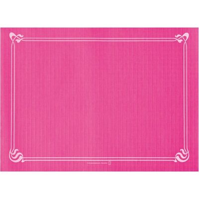 Garcia de Pou Fuchsia Einweg rechteckiger Platzdeckchen Garcia de Pou Fuchsia Einweg rechteckiger Platzdeckchen