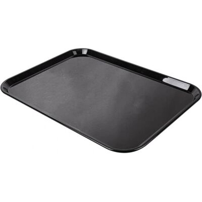Bandeja de servicio de alimentos Garcia de Pou 156.68 - Negro Rectangular Bandeja de servicio de alimentos Garcia de Pou 156.68 - Negro Rectangular