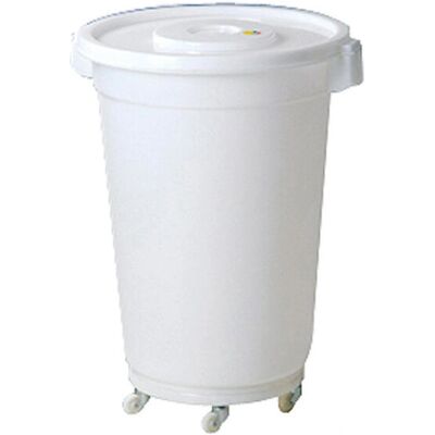 Contenitore Garcia de Pou 158.09 - 150L - Bianco - Sicuro per alimenti - Con coperchio Contenitore Garcia de Pou 158.09 - 150L - Bianco - Sicuro per alimenti - Con coperchio