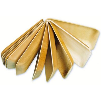 García de Pou 200 Stück - Areca-Palmblatts rechteckiges Geschirr 16x12,5x3 cm Natur - Geschirrset García de Pou 200 Stück - Areca-Palmblatts rechteckiges Geschirr 16x12,5x3 cm Natur - Geschirrset