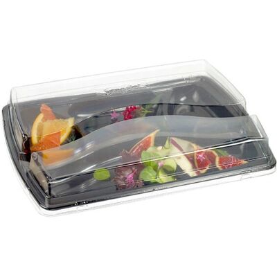 Garcia de Pou - 208.68 - RPET - Negro - Contenedor de comida Garcia de Pou - 208.68 - RPET - Negro - Contenedor de comida