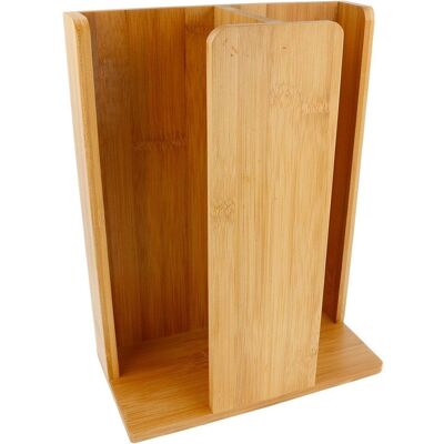 García de Pou Modèle - Rangement de Cuisine en Bambou Naturel - 23x12x30cm García de Pou Modèle - Rangement de Cuisine en Bambou Naturel - 23x12x30cm