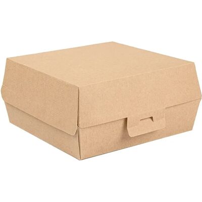 García de Pou - Grand Modèle Burger Box - Brun - Boîte à burgers - Publicité García de Pou - Grand Modèle Burger Box - Brun - Boîte à burgers - Publicité
