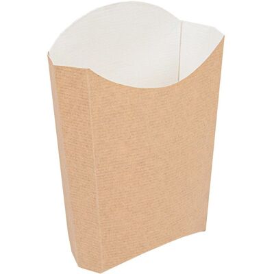 Garcia de Pou - Boîte à frite kraft 165 g x 200 - Fries box Garcia de Pou - Boîte à frite kraft 165 g x 200 - Fries box