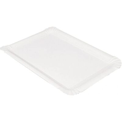 Garcia de Pou 320.09 Weiß Karton - Kleine Rechteckige Pappschalen für Fast Food Garcia de Pou 320.09 Weiß Karton - Kleine Rechteckige Pappschalen für Fast Food