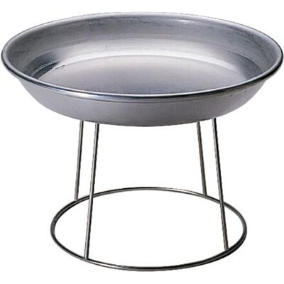 Garcia de Pou 428.52 Plateau rond en aluminium argenté - Plat de service Garcia de Pou 428.52 Plateau rond en aluminium argenté - Plat de service
