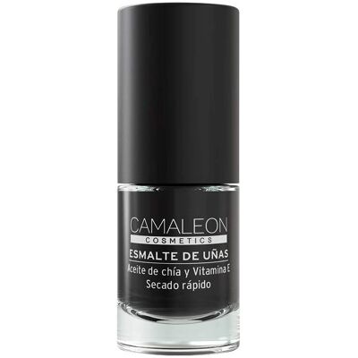Camaleon Black Nail Polish - Long Lasting, Vegan, 6ml Camaleon Black Nail Polish - Long Lasting, Vegan, 6ml