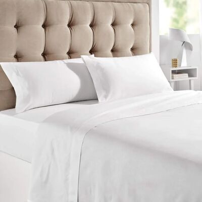 Drap-housse Pikolin Home - 150x200cm - Blanc - Publicité Drap-housse Pikolin Home - 150x200cm - Blanc - Publicité