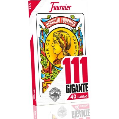 Grand jeu de cartes Fournier Modèle 111 - Accessoires pour jeux de société - Publicité Grand jeu de cartes Fournier Modèle 111 - Accessoires pour jeux de société - Publicité