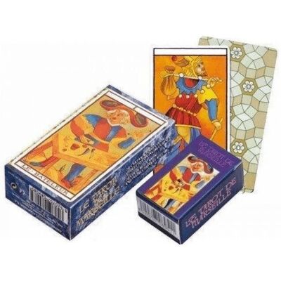 Jeu de cartes Tarot de Marseille de Heraclio Fournier - 78 cartes pour 2-4 joueurs - Publicité Jeu de cartes Tarot de Marseille de Heraclio Fournier - 78 cartes pour 2-4 joueurs - Publicité
