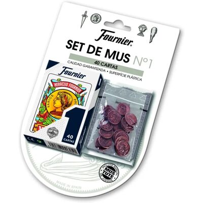 Fournier Modello - Mazzo di Carte Spagnole da 40, Manual per Mus e Tute Fournier Modello - Mazzo di Carte Spagnole da 40, Manual per Mus e Tute