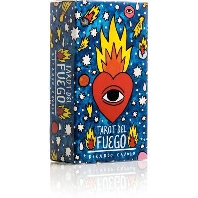 Heraclio Fournier Tarot del Fuego Jeu de Cartes - 78 Cartes pour 1-4 Joueurs Heraclio Fournier Tarot del Fuego Jeu de Cartes - 78 Cartes pour 1-4 Joueurs