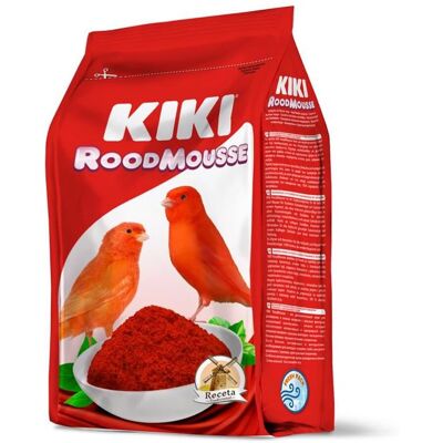 KIKI Mousse Vermelho para Pássaros - Apoia Cor & Plumagem - 300g KIKI Mousse Vermelho para Pássaros - Apoia Cor & Plumagem - 300g