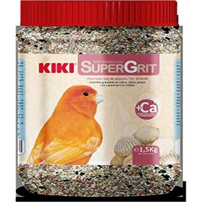Kiki Supergrit - Suplemento Alimentar para Pássaros - 1,5 Kg Kiki Supergrit - Suplemento Alimentar para Pássaros - 1,5 Kg