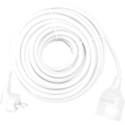 Silver Electronics 10m Verlängerungskabel - Innen, 3500W, Weiß Silver Electronics 10m Verlängerungskabel - Innen, 3500W, Weiß